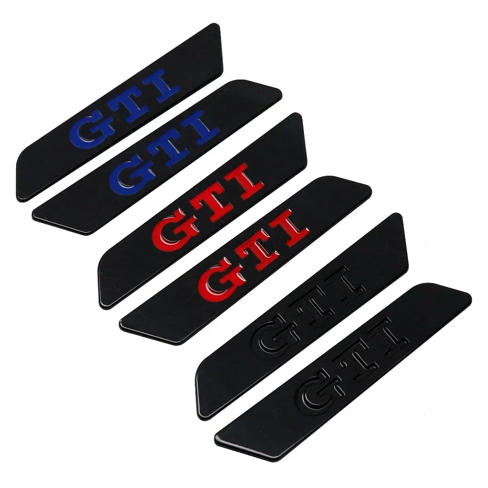 for Volkswagen VW GTI MK5 Passat Polo Golf 3 Jetta Tiguan Beetle Touran Metal Car Side Emblem Fender Badge Bumper Strip Stickers