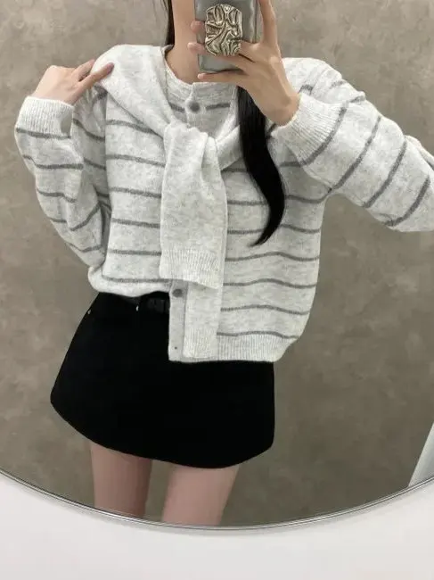 Thiened Knitted Lon… - image