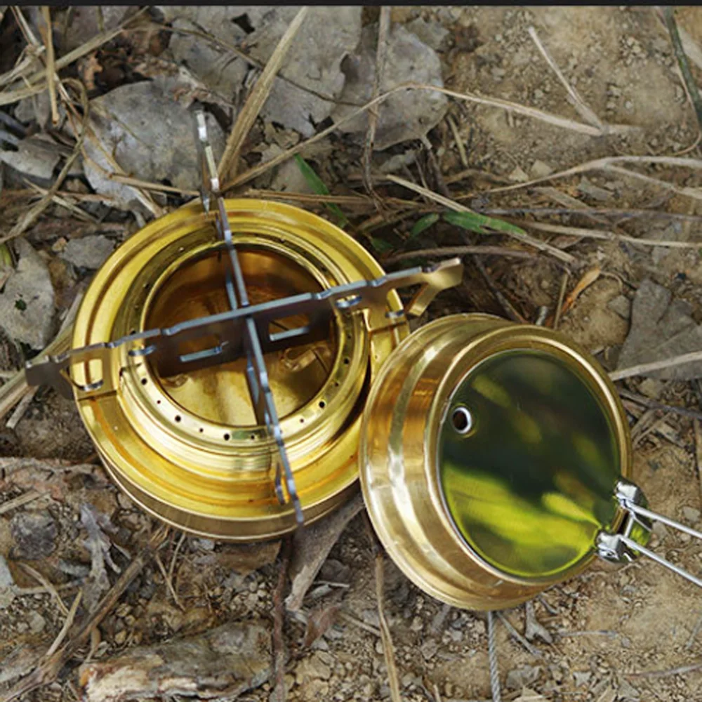Outdoor Alcohol Stove Cross Bracket camping Stove Stainless Steel High Temperature Resistant Hiking Backpacking Cookware ﻿ view 5