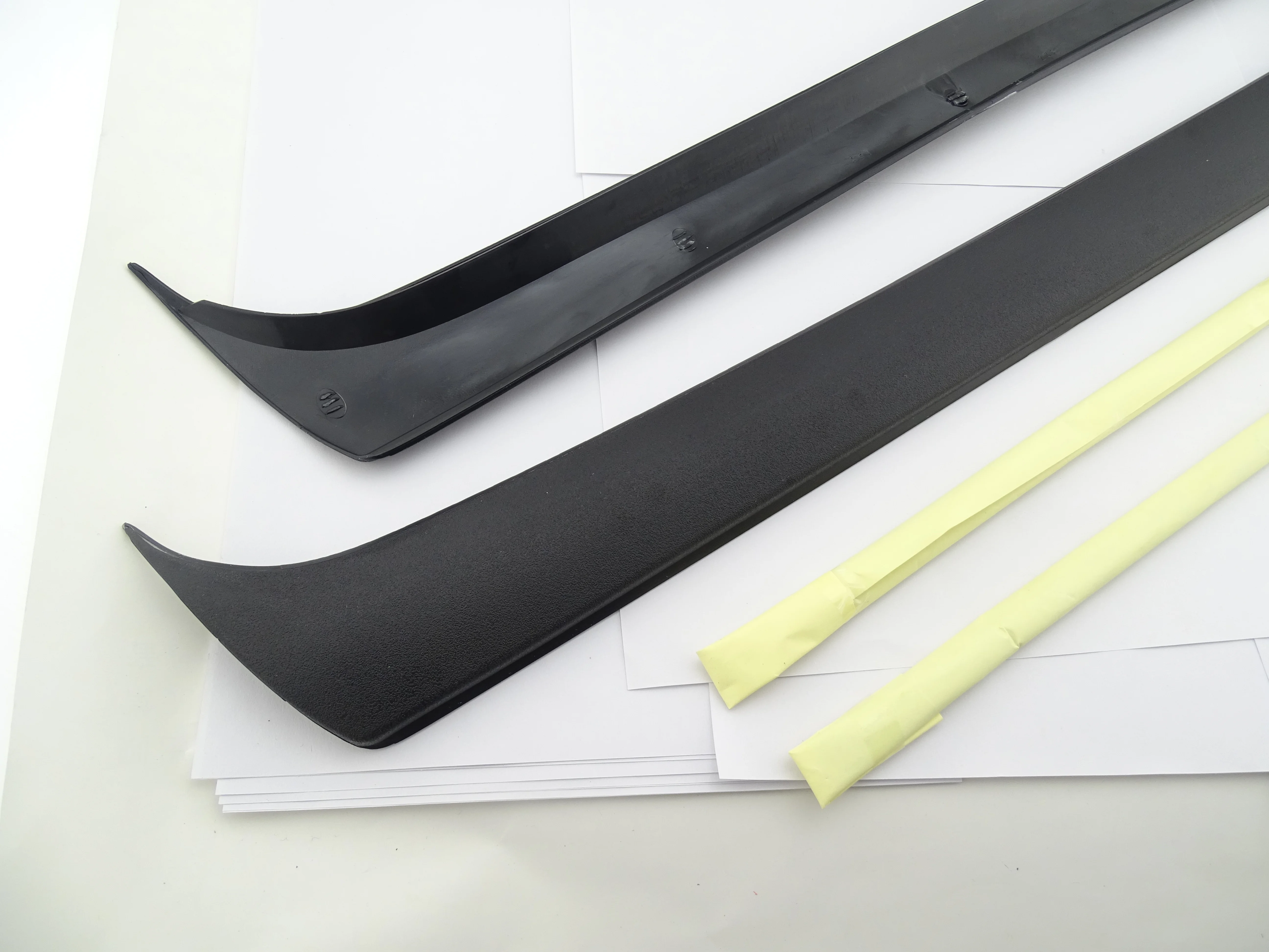 Front Spoiler Fairing Trim Black Color Protective Strip windshield frame JP for Volkswagen VW Golf 1 2 3 Mk1 Jetta GTI GTD