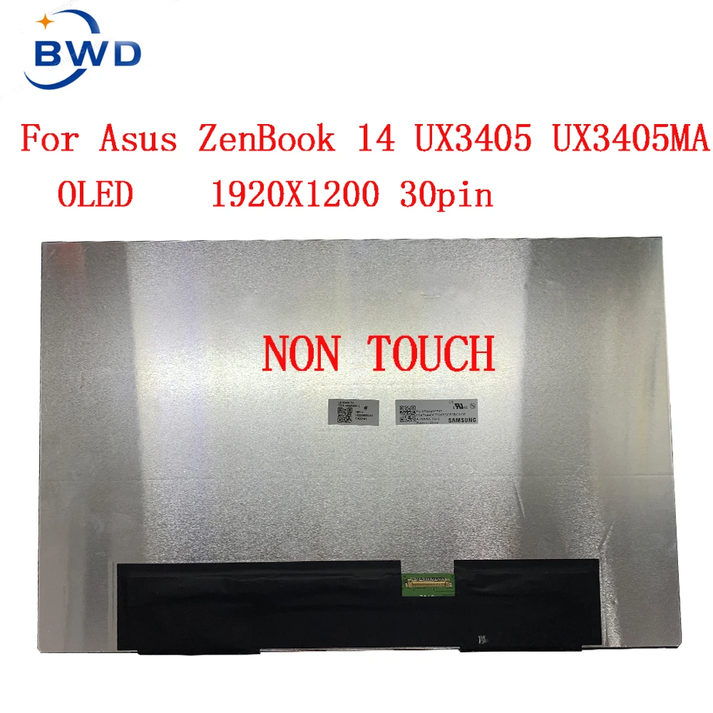 14 شاشة كمبيوتر محمول LCD/LED/شاشة لـ Asus Zenbook 14 UX3405 MA OLED 2.8k / 1920X1800 ATNA40CU06 ATNA40CT02