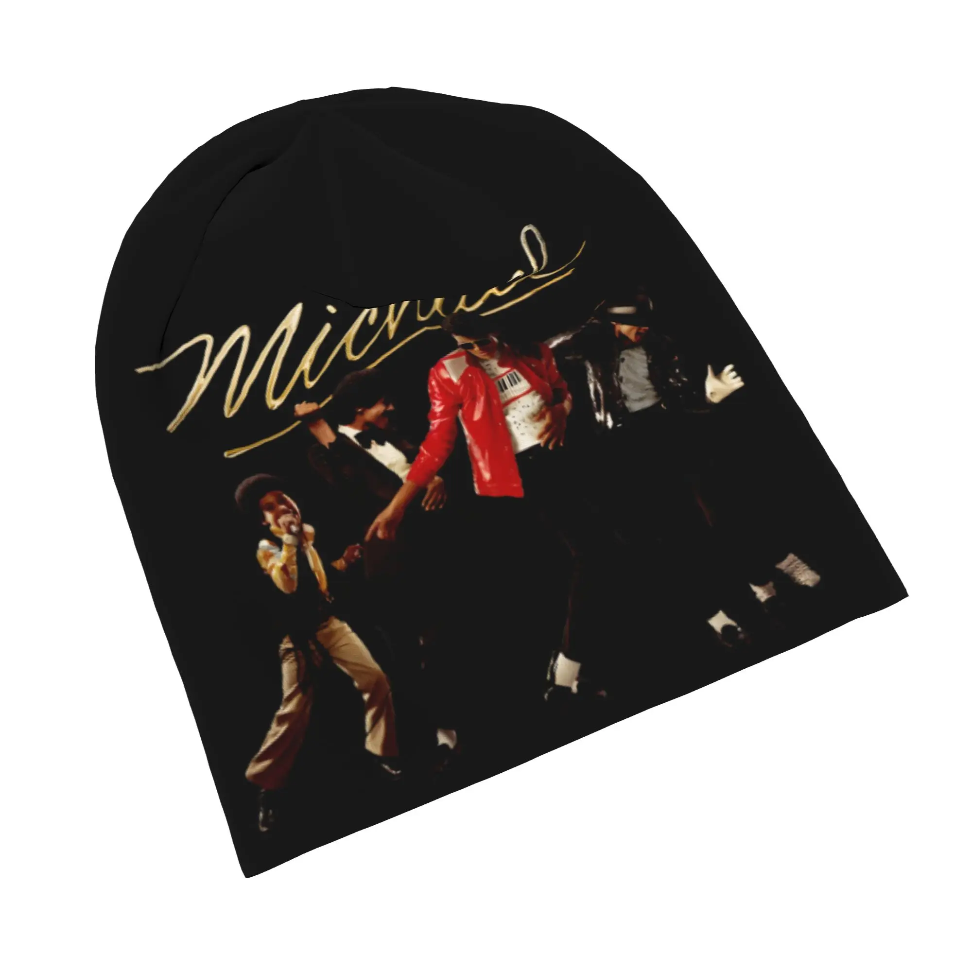 MJ king of pop Story Film Skullies Beanies Hat Cool Unisex Outdoor Cap Warm Dual-use Bonnet Hat