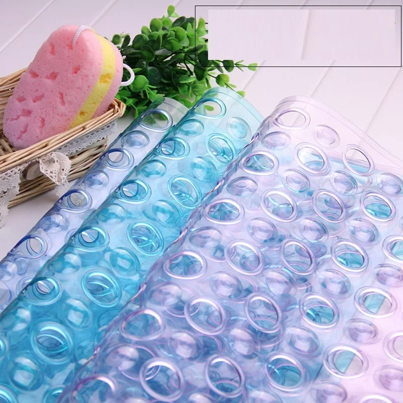 Square Shower Mat Non-slip Stall Mat for Elderly & Kids Bathroom Shower Mat