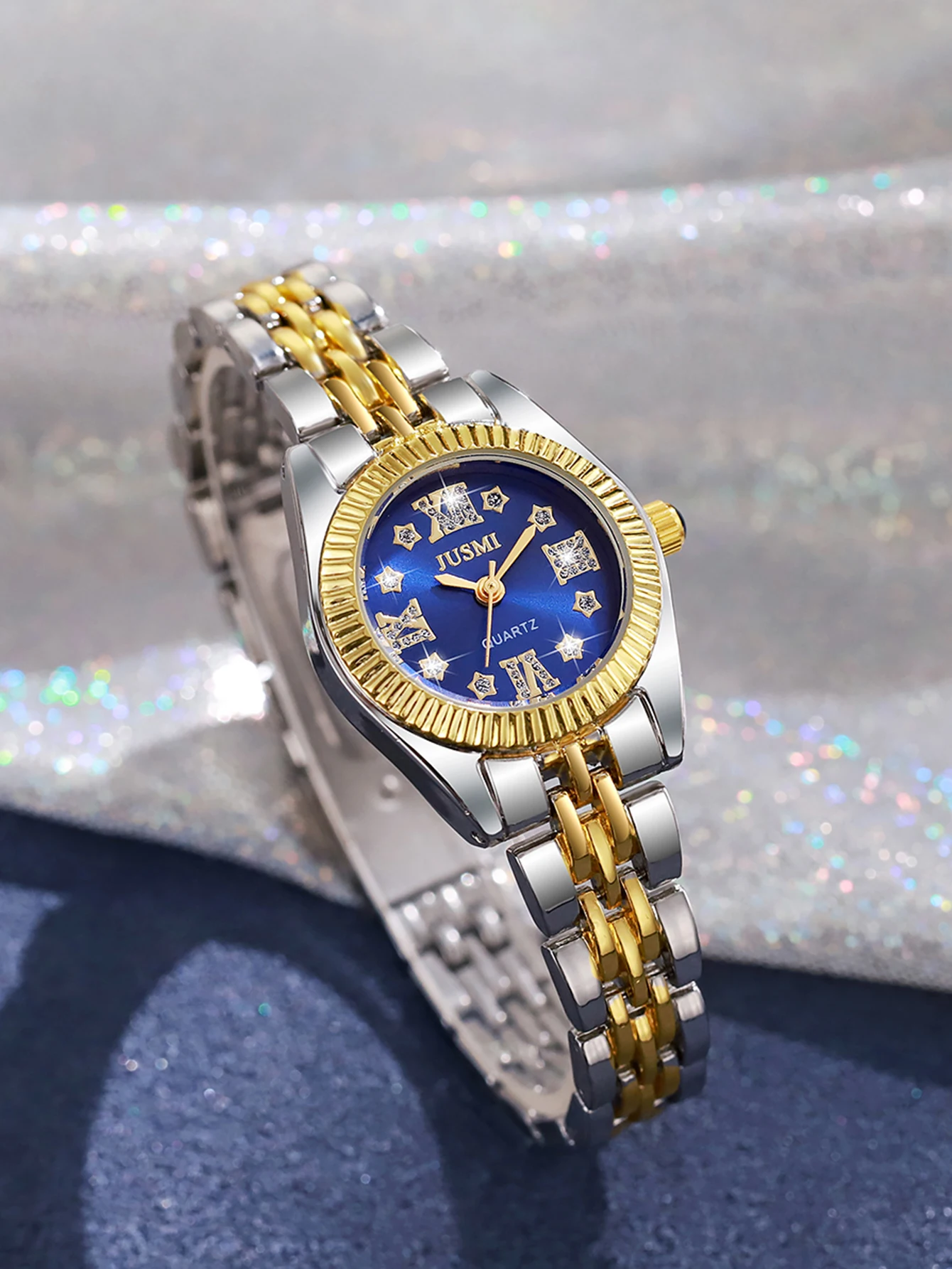 أزياء السيدات الأرقام الرومانية الهاتفي قلادة الدب الصغير المحفوظ زهرة 3 قطع مجموعة هدية مربع مجموعة #3