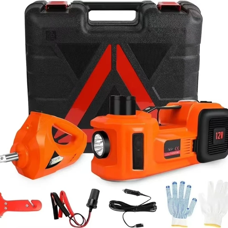 Electric Hydraulic Car Jack Electric Power Lift Jack Kit for Car 12 Orange Vehicle Tools  135/155mm 360/450mm