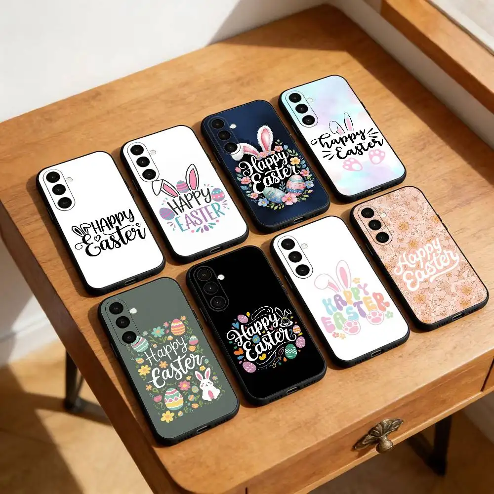 

Чехол для телефона H-Happy Easter To You для Samsung Galaxy A20,21s,22,31,32,52,53,72,73,80,91, мягкий черный чехол