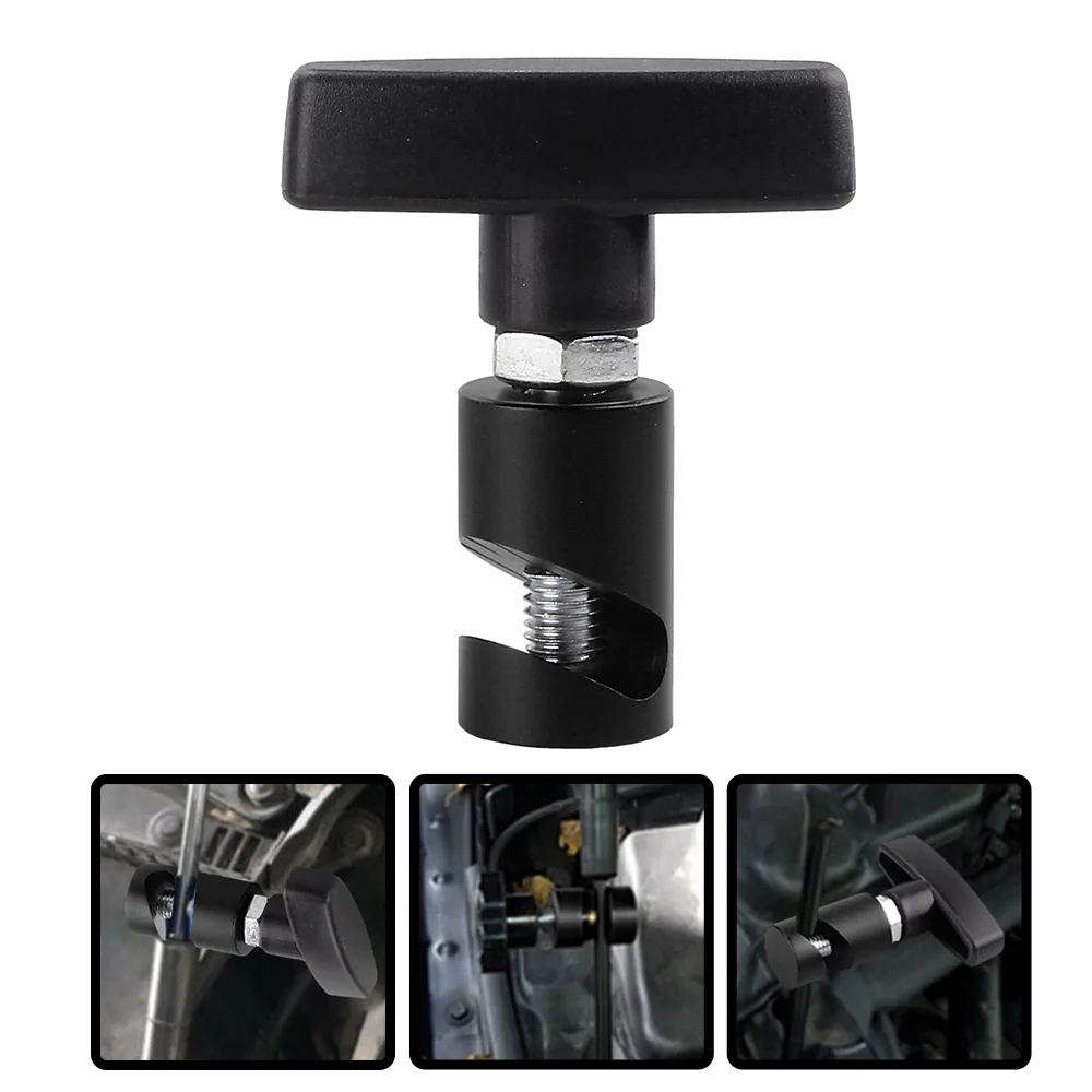 1pcs Aluminum Car Hood Holder Trunk Air Pressure Anti-Slip Engine Cover Lifting Support Rod Fixing Clamp Lift Support Clamp