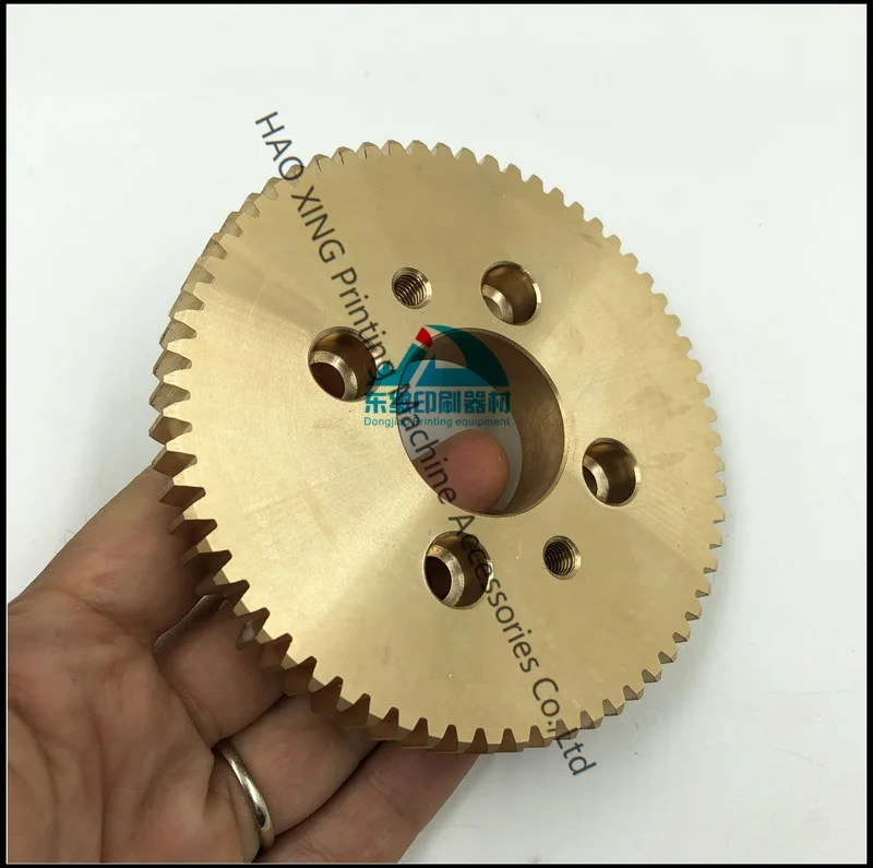 

1 шт., 65 зубьев, 30x98 мм, медное зубчатое колесо для печатного оборудования Komori, запасные части, шестерня, высококачественное зубчатое колесо, медь