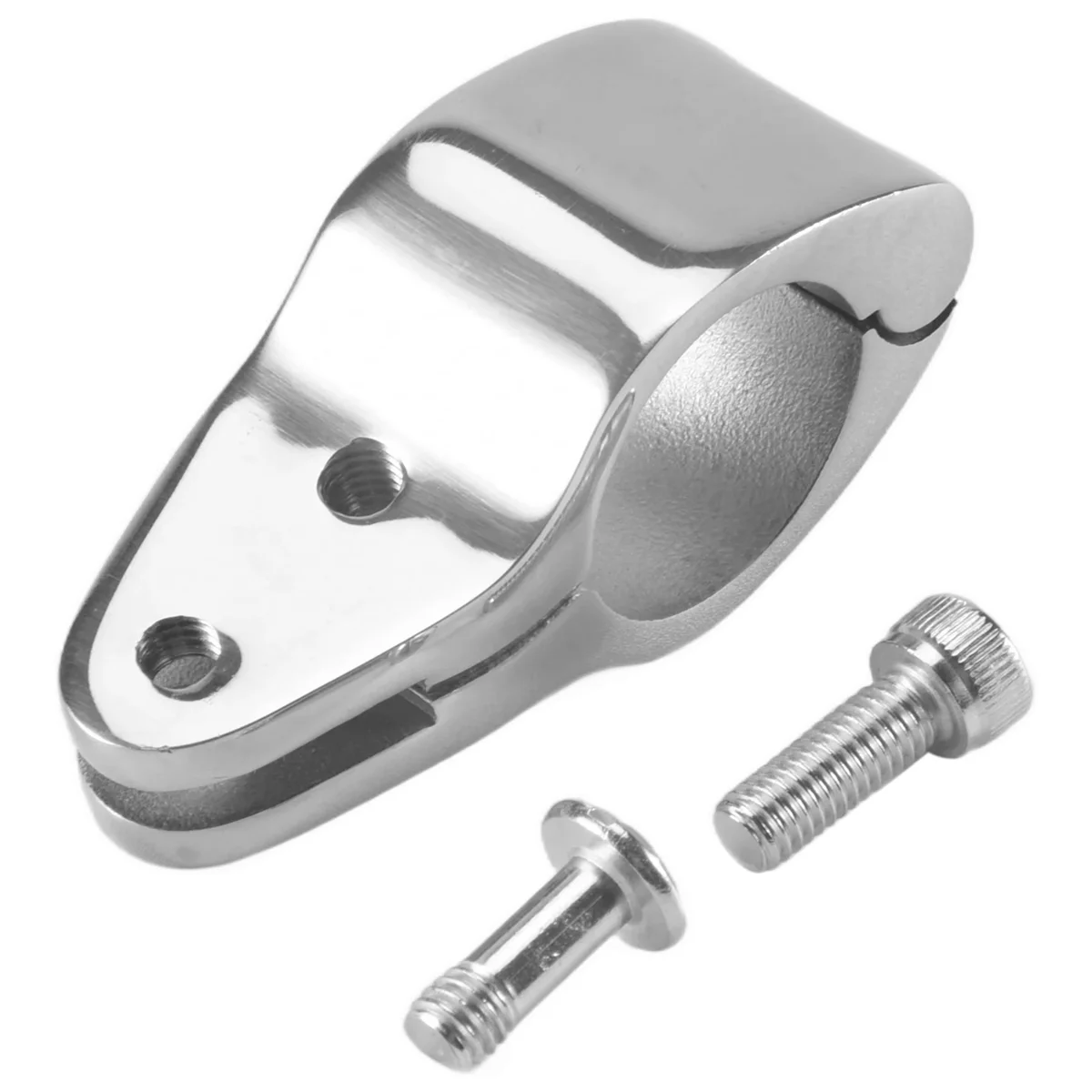 25Mm Fitting Boat Bimini Top Hinged Jaw Slide Marine Hardware 316 Stainless Steel with 2 Screws Easy Install