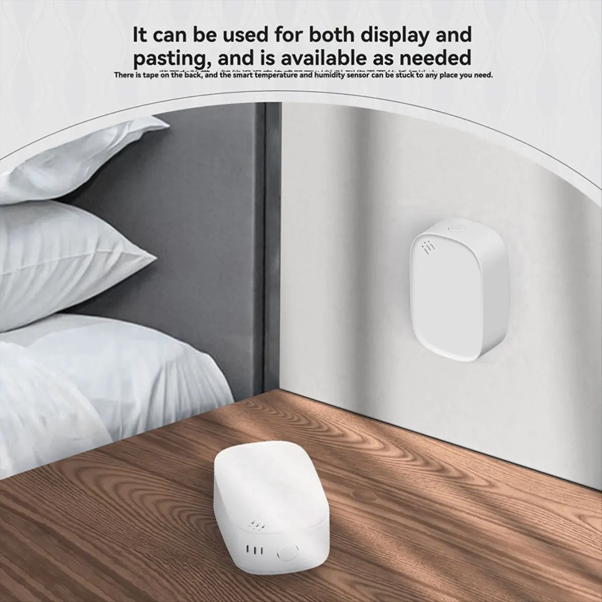 Goodprice 2 Pcs Tuya Zigbee Smart Temperature Humidity Sensor Indoor Hygrometer APP Monitoring for Alexa Google Home