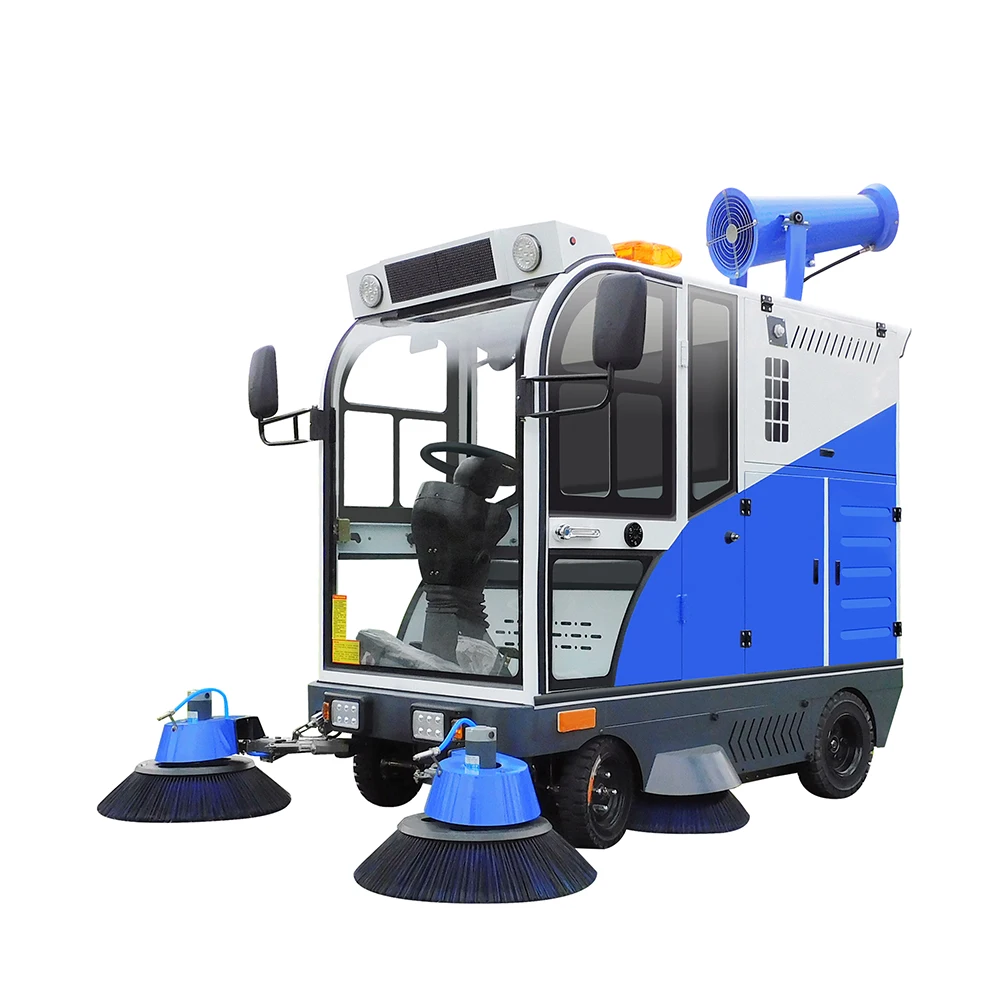 YG Customized Industrial Street Cleaning Machine Floor Sweeper Ride On Road Sweeper For Sale