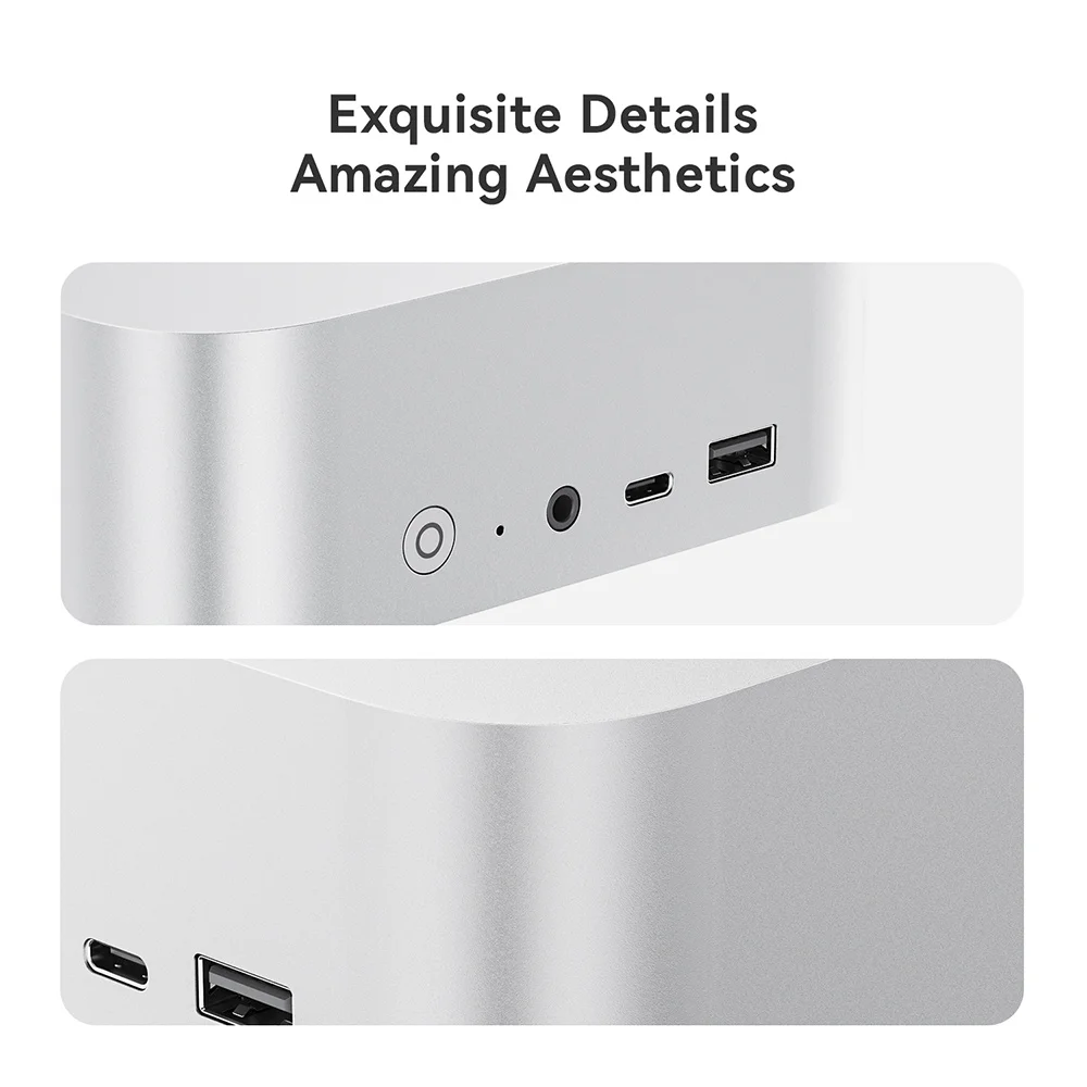 Мощный мини-ПК Beelink AI PC SER8 AMD Ryzen 7 8845HS 32G DDR5 1T NVME SSD с поддержкой WIFI6 2,5 Гбит/с Lan Type-C игровой компьютер