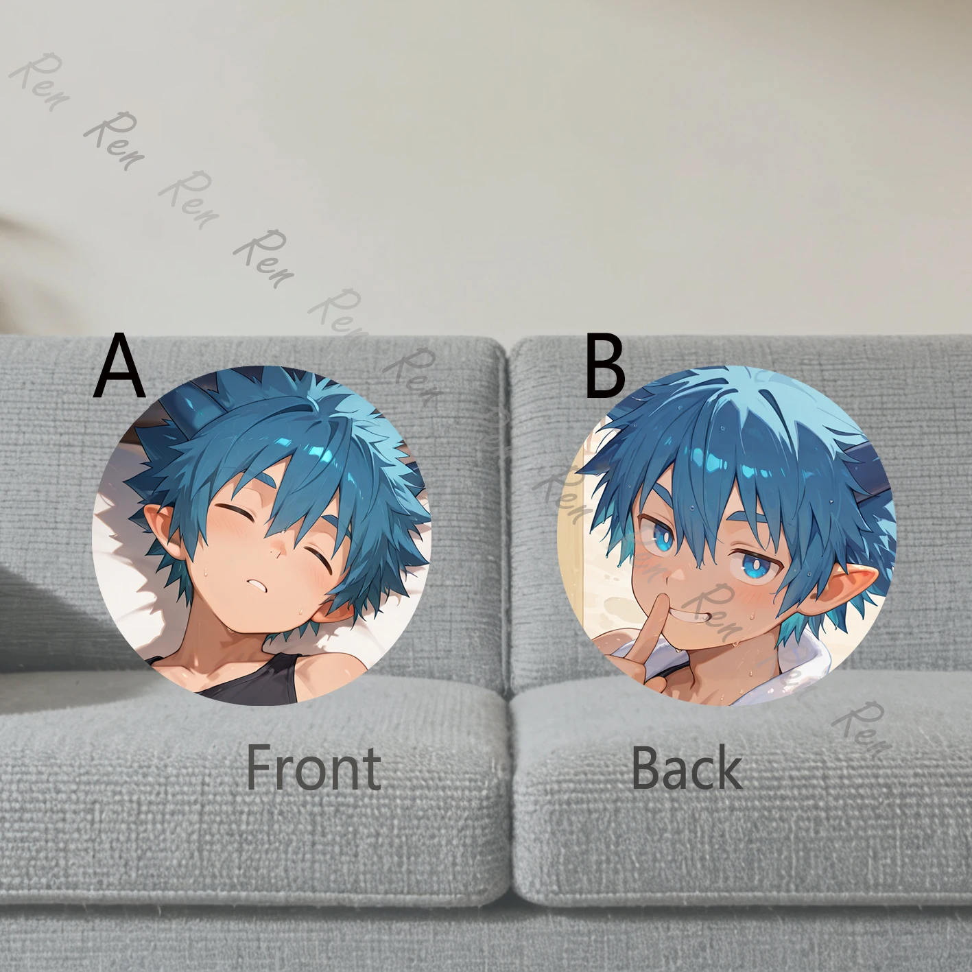 Dakimakura Anime Lyurm - Summon Pillow Cover Sofa Cushion Double-side Print Throw Pillow Case 40X60cm