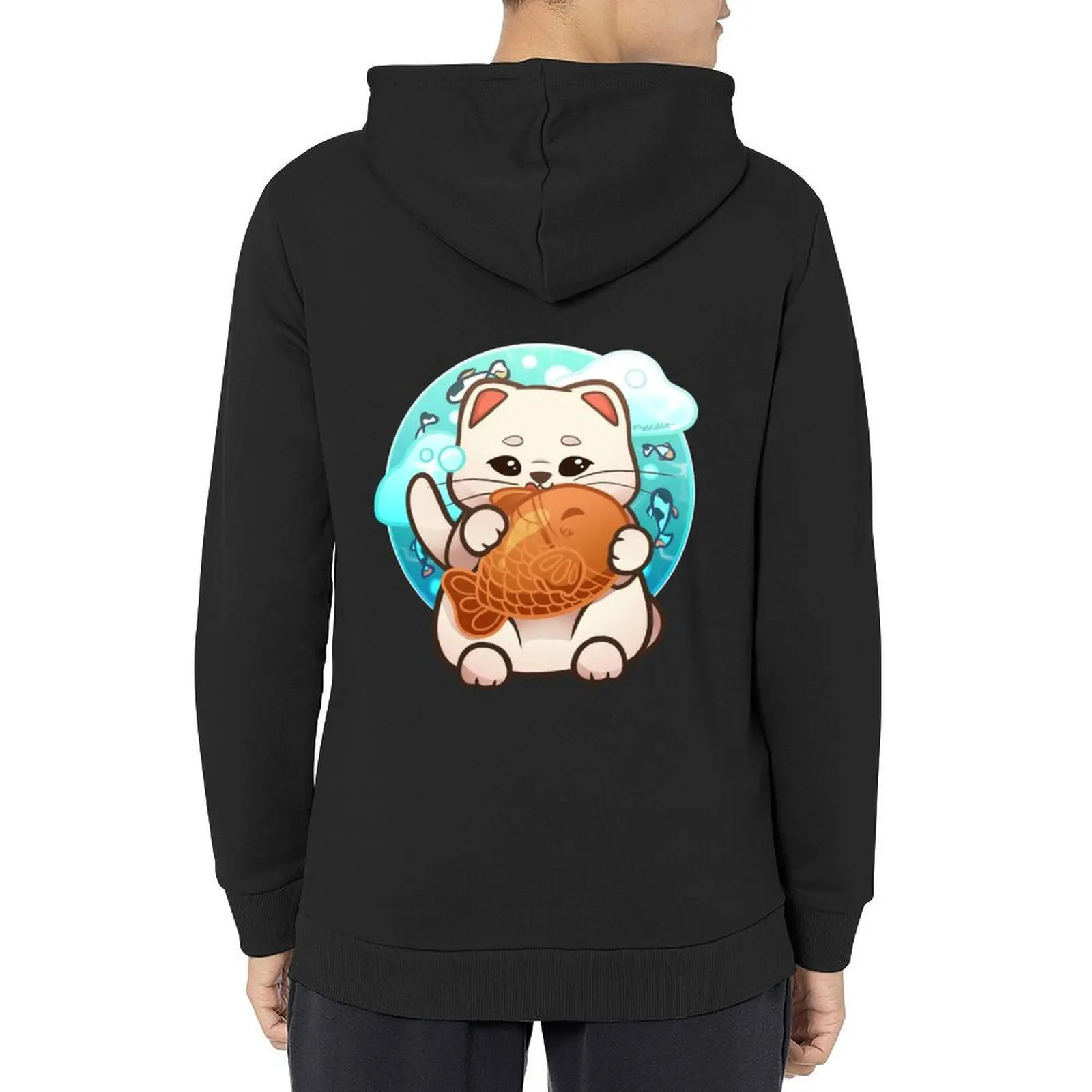 

Dreams of Taiyaki Hoodie mens designer clothes hooded shirt men's winter sweater autumn jacket men tracksuit