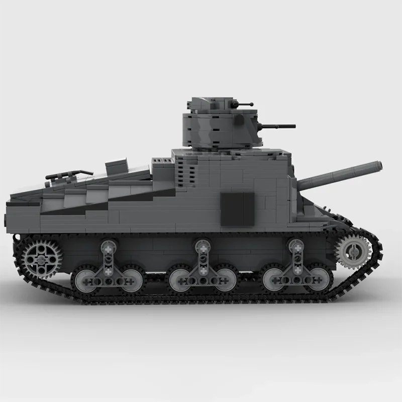 Wojskowe pojazdy uzbrojonalne Model Moc klocki T-34/M3 średni Model czołgu technologia cegła DIY zabawka montażowa prezenty świąteczne