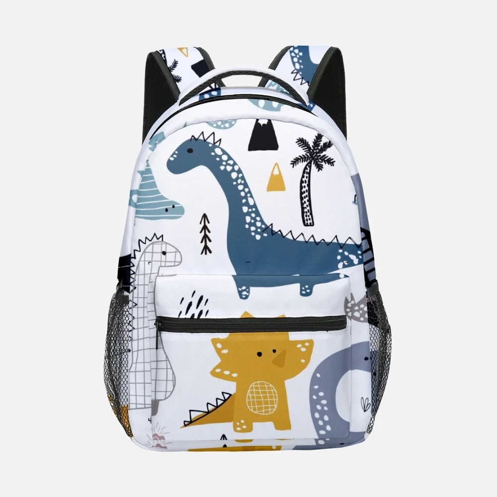 Trendy Kpop Youthful School Bags Unisex dinosaur Travel Bags 3D Print Oxford Waterproof Notebook Shoulder Backpacks
