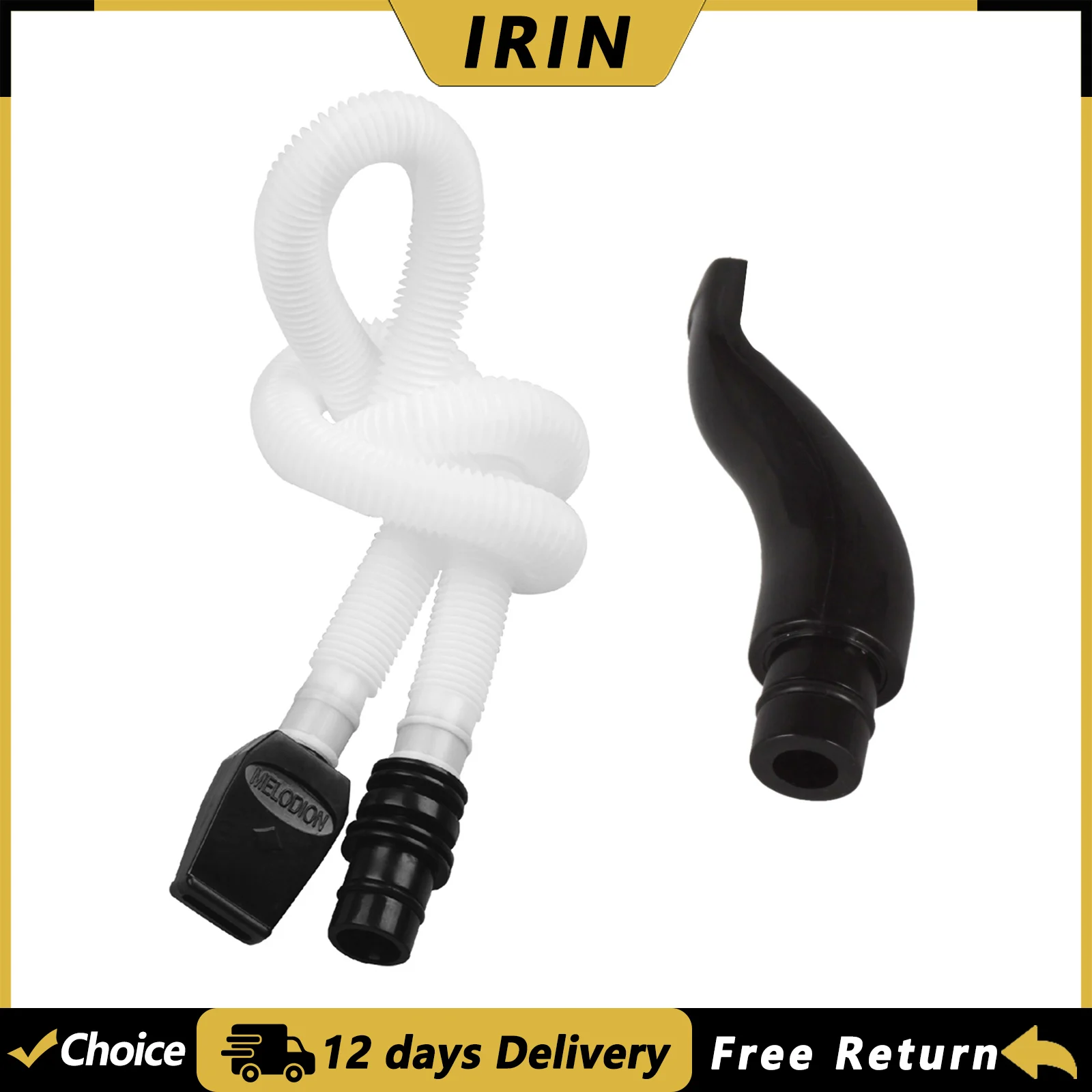  IRIN 32/37 Keys Melodica Mouthpiece Flexible Tube ABS Plastic Melodica Blowpipe Keyboard Instrument Parts & Accessories
