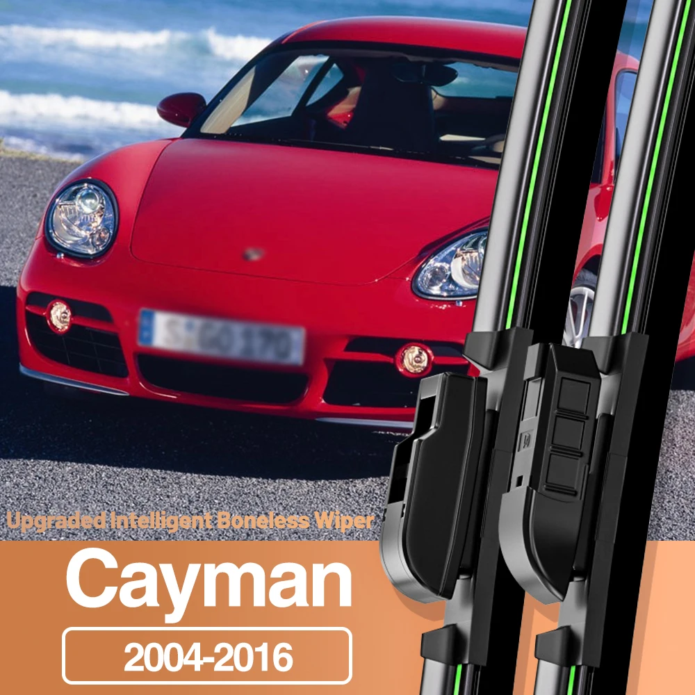 

2pcs For Porsche Cayman 987 981 2004-2016 Front Windshield Wiper Blades Windscreen Window Accessories 2005 2007 2010 2013 2015