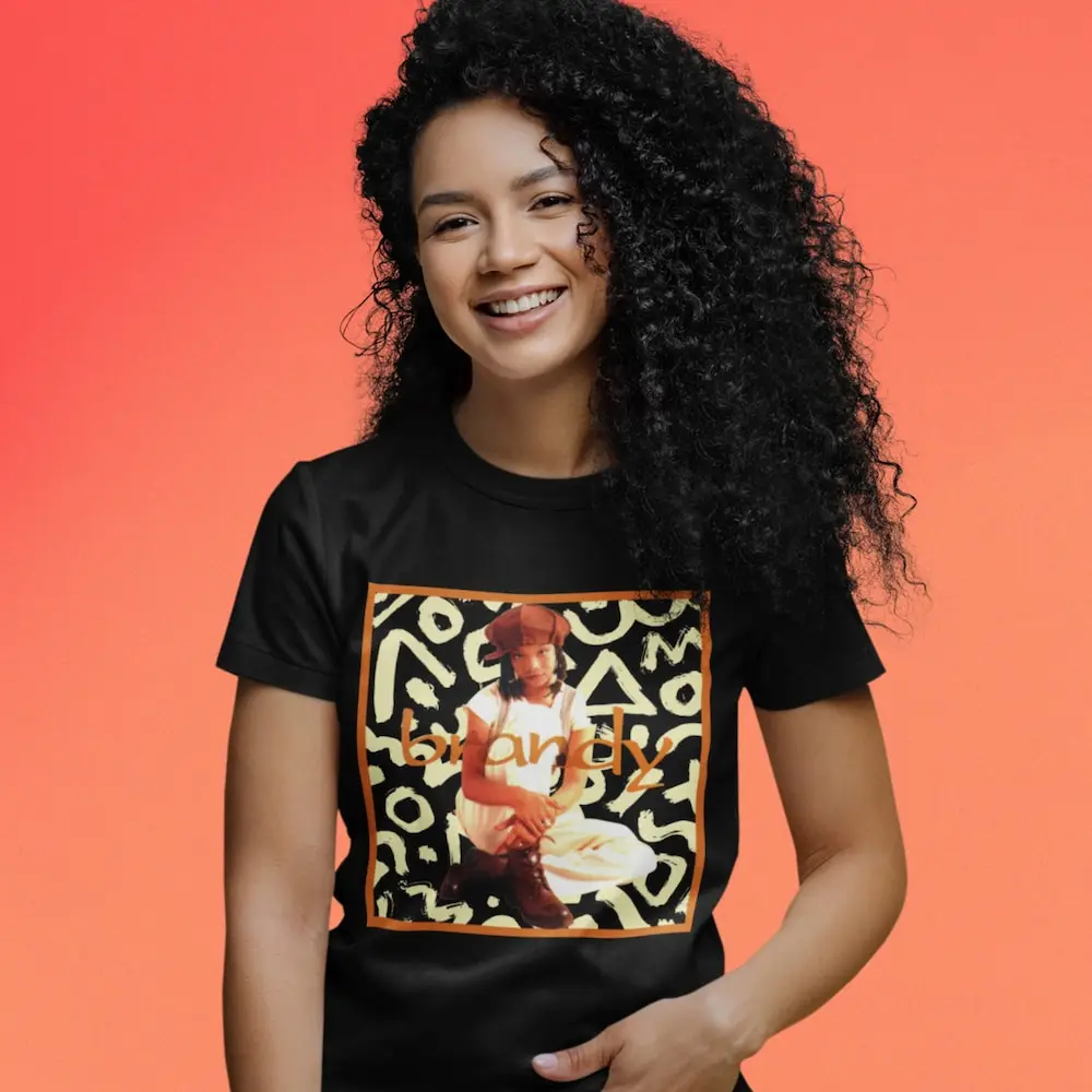 Brandy 1994 First Album T Shirt Legendary Singer Norwood Unisex 90S Retro R B Cover