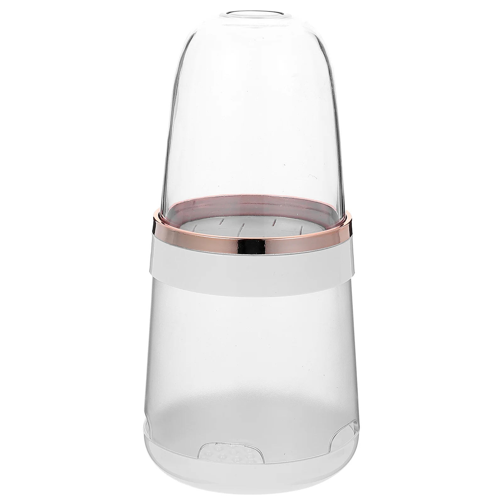 

Makeup Brush Box Large Capacity Brush Holder Dustproof Waterproof Storage Container Desktop Stand For Household