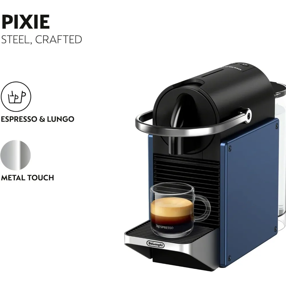 Capsule Espresso Machine, Dark Blue, 12.76