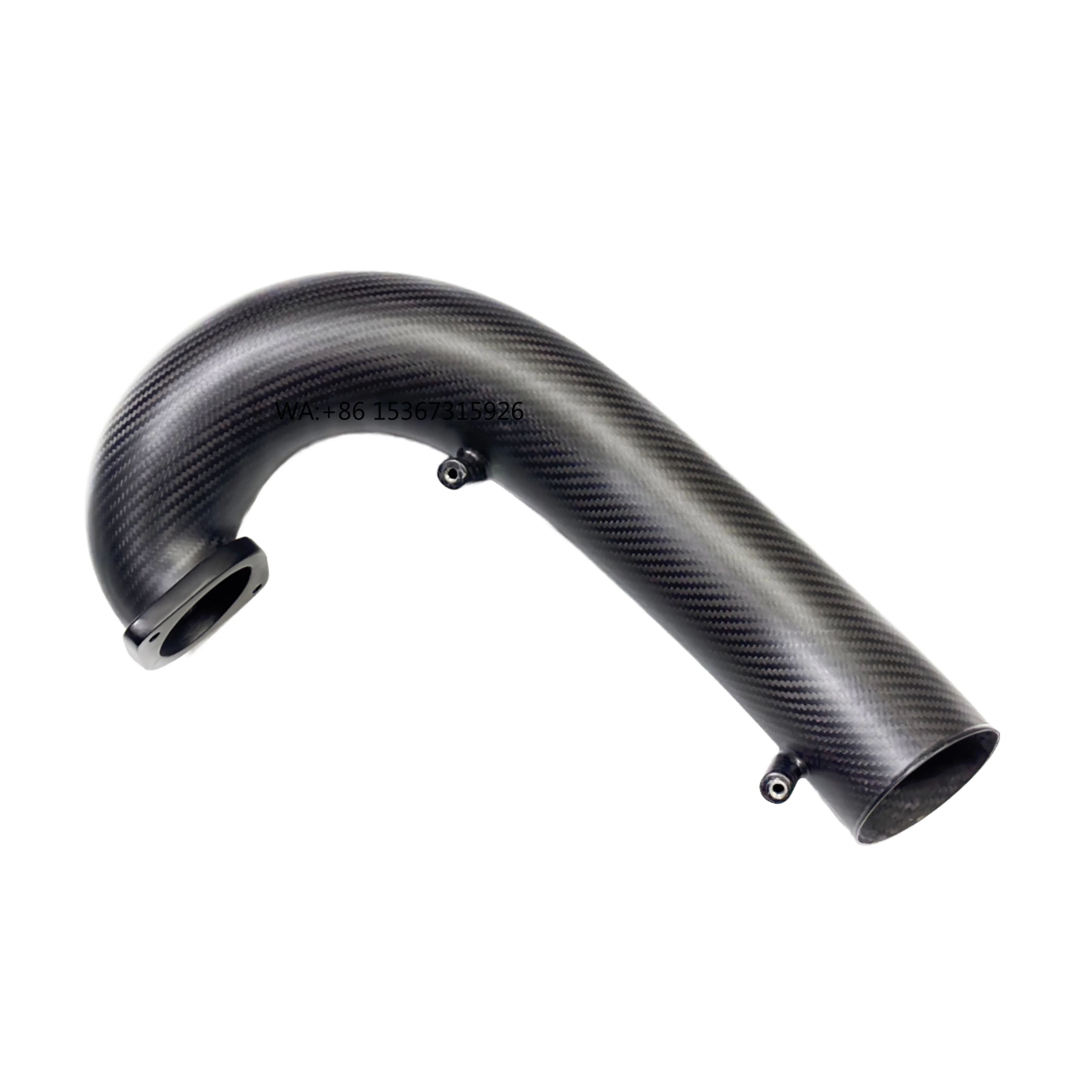 

100% Dry Carbon Fiber Turbo Tube Inletpipe Easy Install High Flow Exhaust System