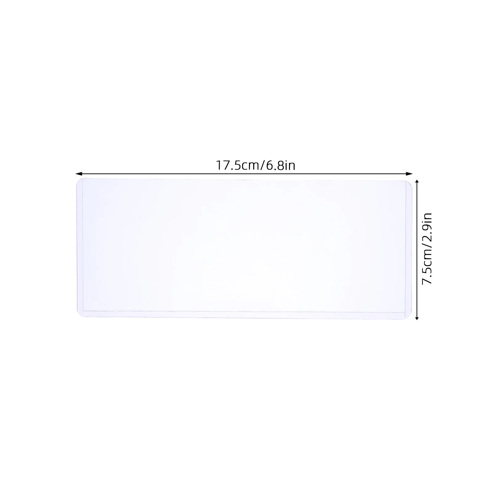 Dustproof Waterproof Paper Money Sleeve Clear Transparent for Banknote Bill Security Storage Travel Wallet Accessories