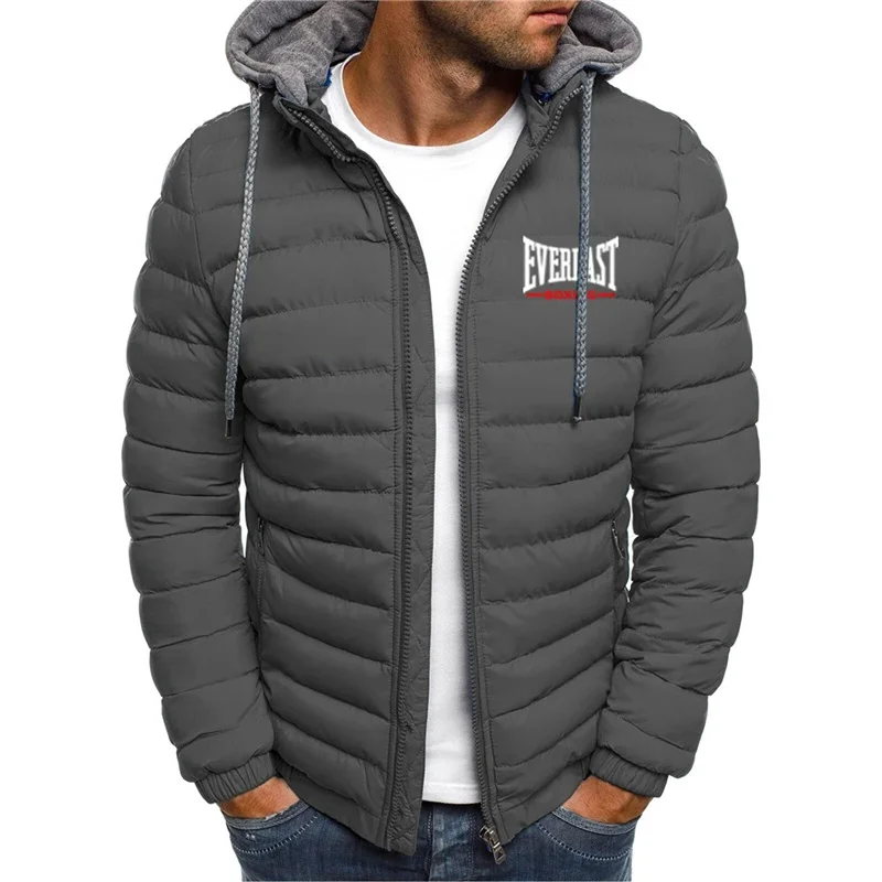 

Everlast 2025 Autumn Winter Man's Seven-color Cotton-padded Hoodies Cold Resistant Mountaineering Clothing Coat Leisure Jacket