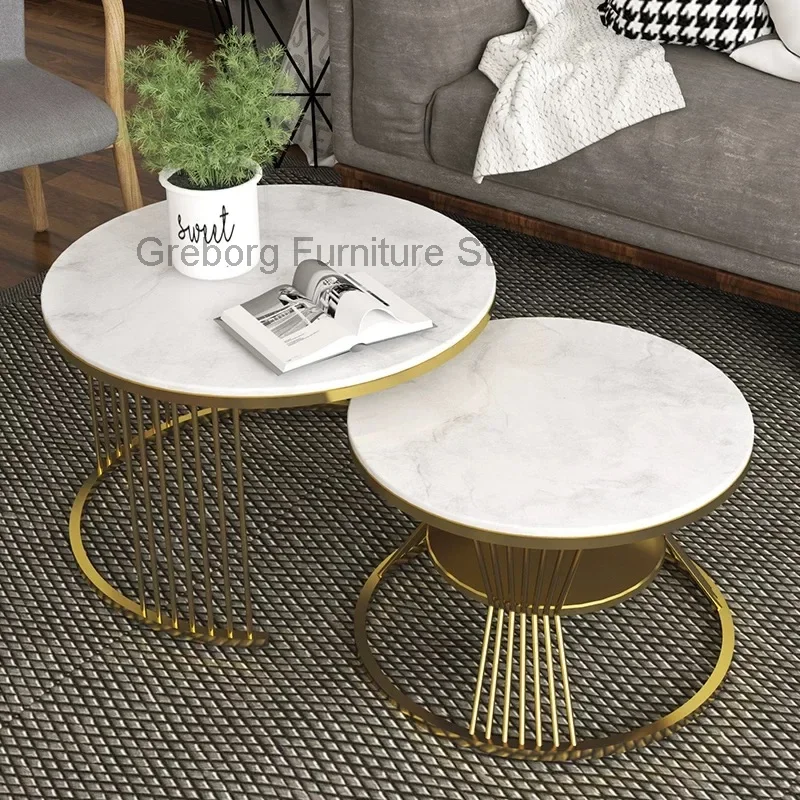 Cabinets Simplicity Coffee Tables Modern Minimalist Bright Face Coffee Tables Glass Creatively Salontafel Home Furniture