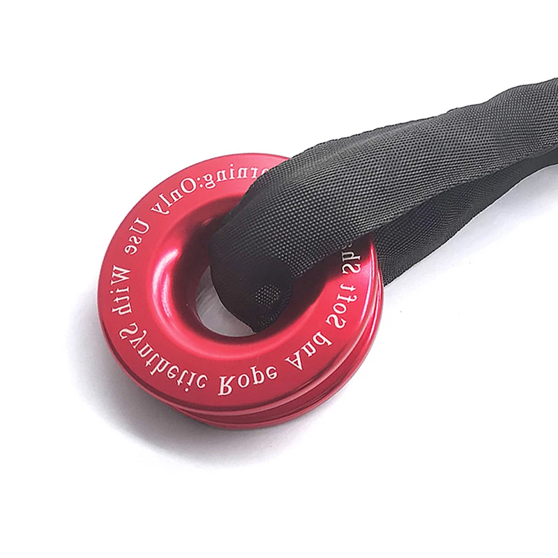 

Кольцо для восстановления судака Лебедка Блок шкива Буксировочное кольцо для ATV UTV SUV Грузовик Внедорожник Буксировка Мягкая скоба Восстановление