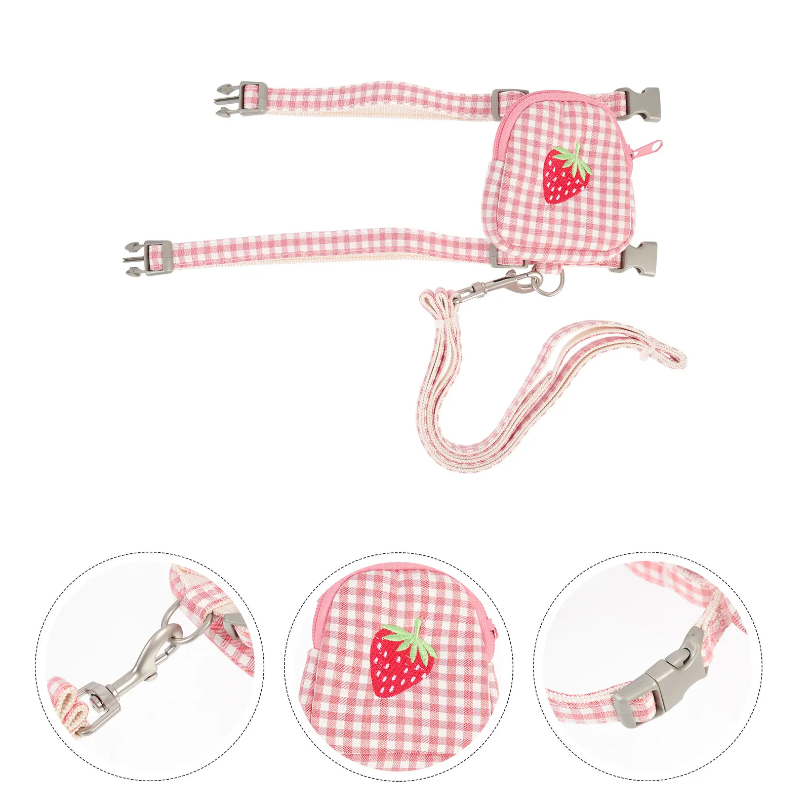 

1 set 1 Set Puppy Leash Wear-Resistant Adorable Dog Vest Small Bag Outdoor Walking Traction Rope Pet Harness Kit Small Dogs Dog