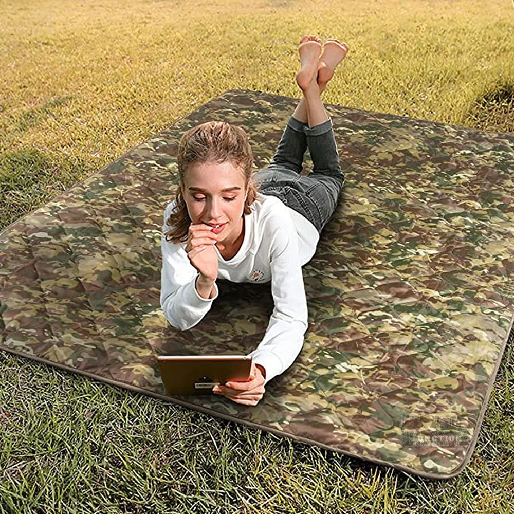 Couverture thermique en bois de Style militaire, pour toutes les conditions météorologiques, résistante à l'eau, Portable, pour Camping en plein air, randonnée, survie