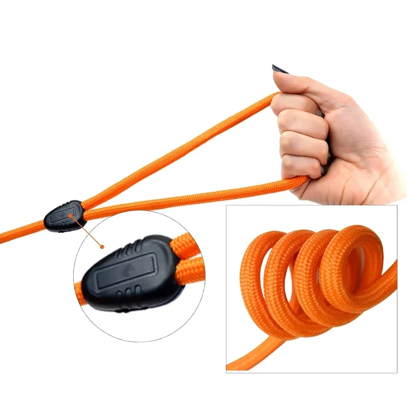 Guia de nylon reforçada para cães, 5M/10M/15M - Ideal para treinamento de obediência e agilidade. Feita sob medida para cães de porte médio a grande._voghion.com