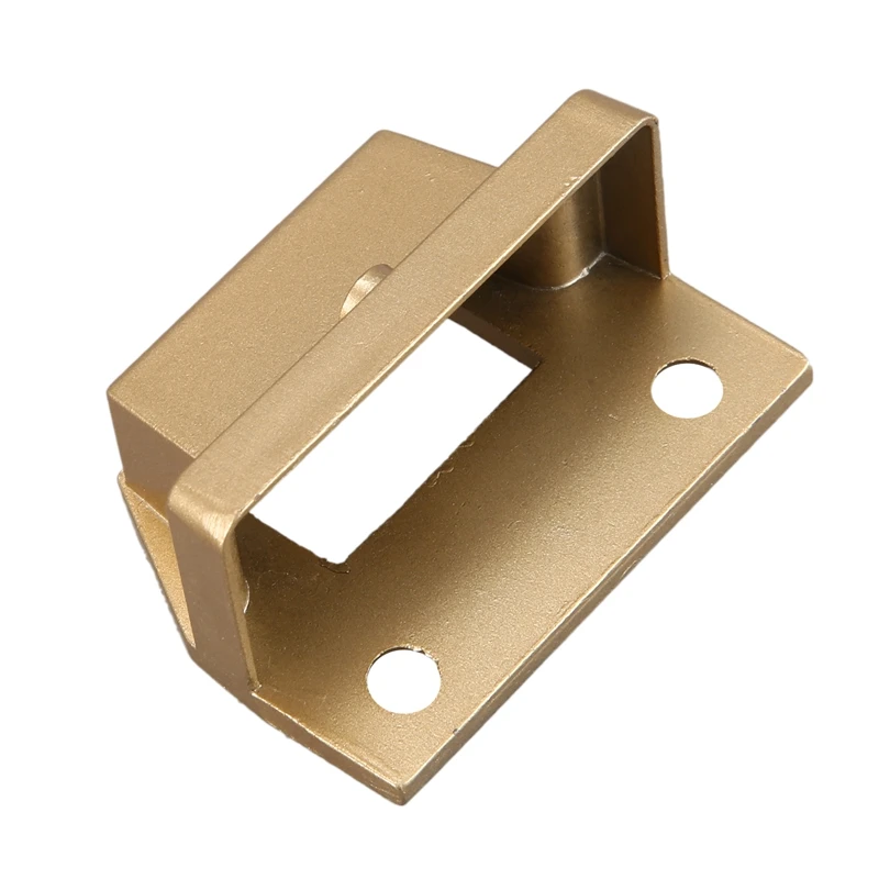 Zinc Cylinder Deadbolt Latch Lock for Night Gate Door Entrance,Gold Finish