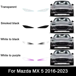 For Mazda MX 5 2016-2023 scratch resistant accessories car headlight protective film TPU Anti-Scratch Sticker