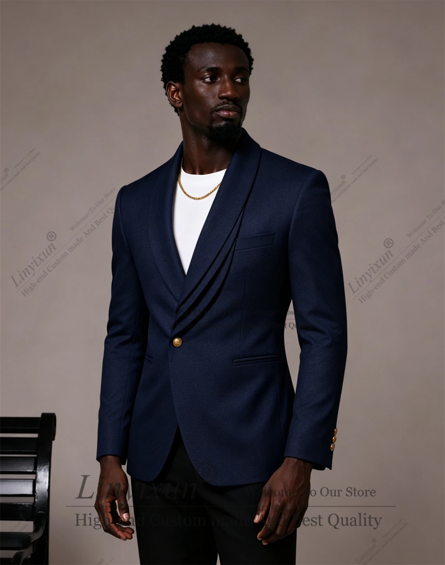 Fashion Design version Wedding Men Suits Classic One Button Tailor-Made 2-Pieces Designer Groom Formal Occasion Size Customized