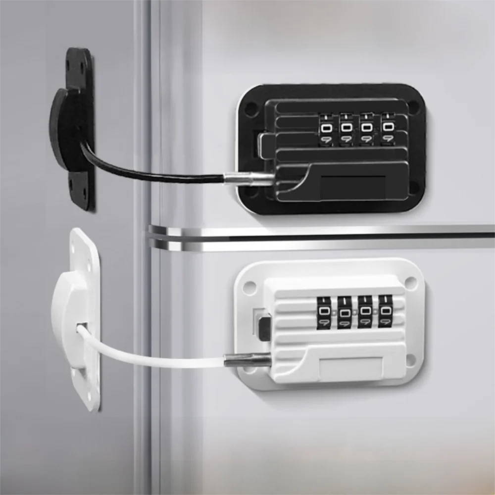 Multifunctional Anti-pinch Hand Safety Lock Punch-free Unisex Protection Cabinet Lock Adjustable Window Digital Password Lock