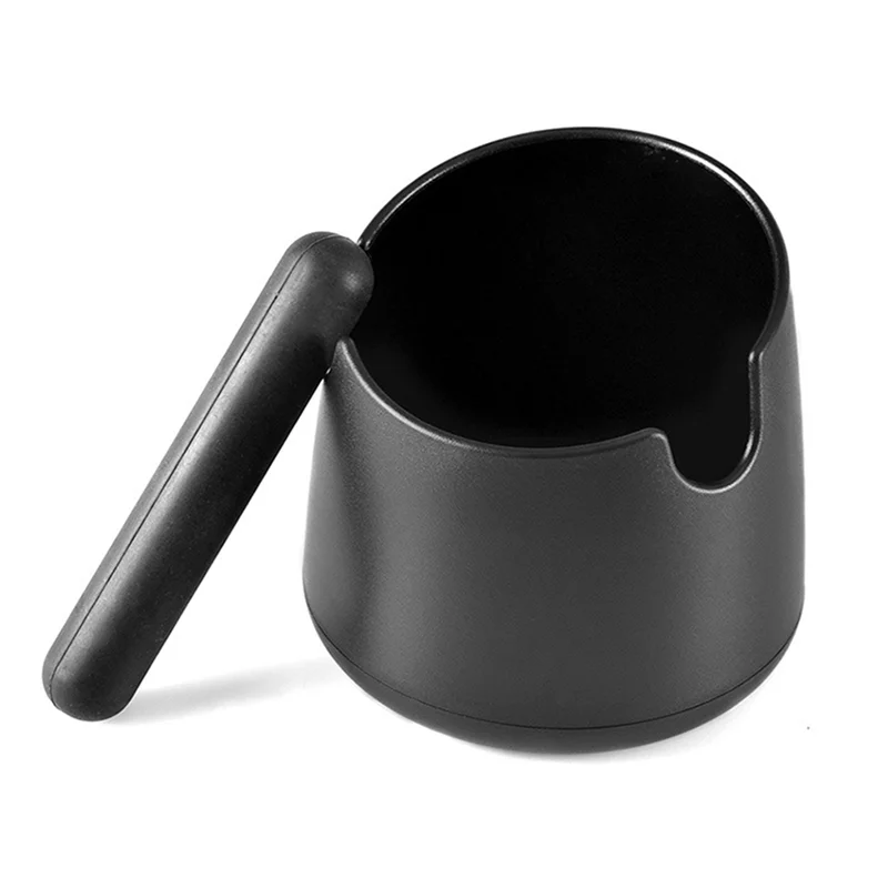 9M-Coffee Knock Box With Rubber Knock Bar Large Espresso Grounds Container Non-Slip Waste Coffee Grounds Dump Bin