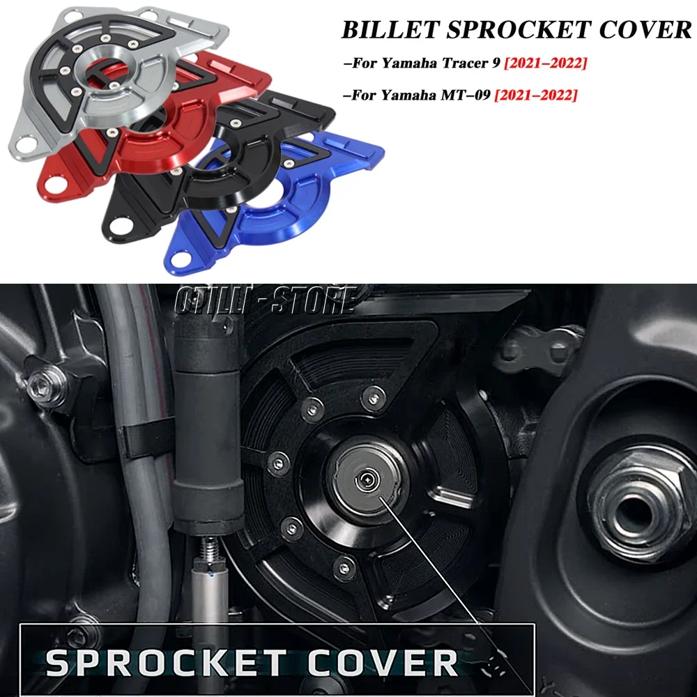 

2021 2022 Left Sprocket Cover Case Saver Protector Chain Guard For YAMAHA MT-09 MT 09 MT09 SP Tracer 9 TRACER 900 GT