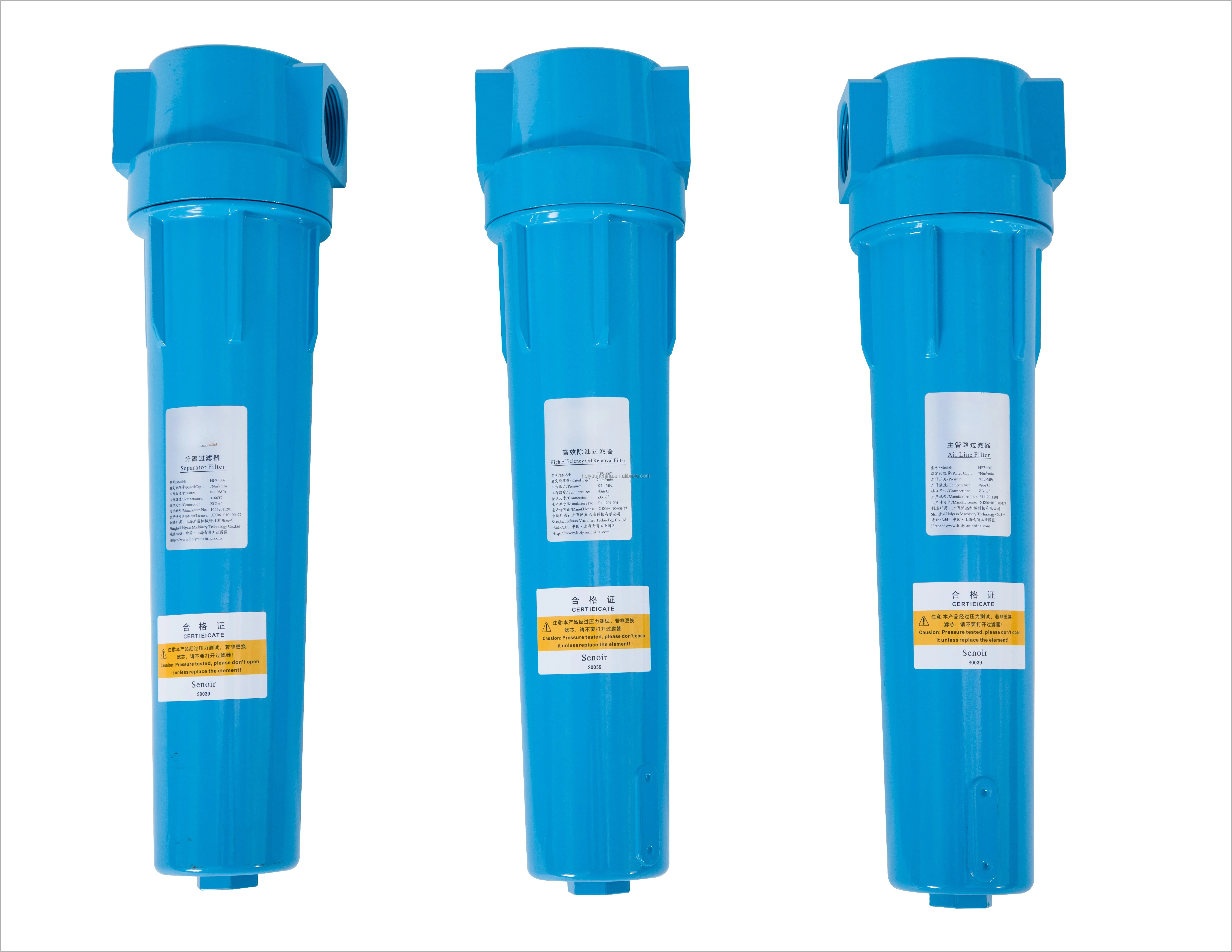 

New High Efficiency Compressed Air Dryer Air Purifier Filter with Aluminum Frame