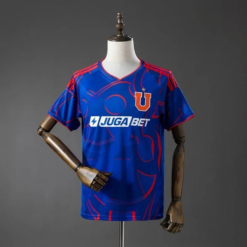 Nuevo y Elegante Uniforme Deportivo Local de la Universidad Chilena Temporada 2026 - Camiseta Estilo Y2K - Apta para Hombres y Mujeres, Ropa de Entrenamiento