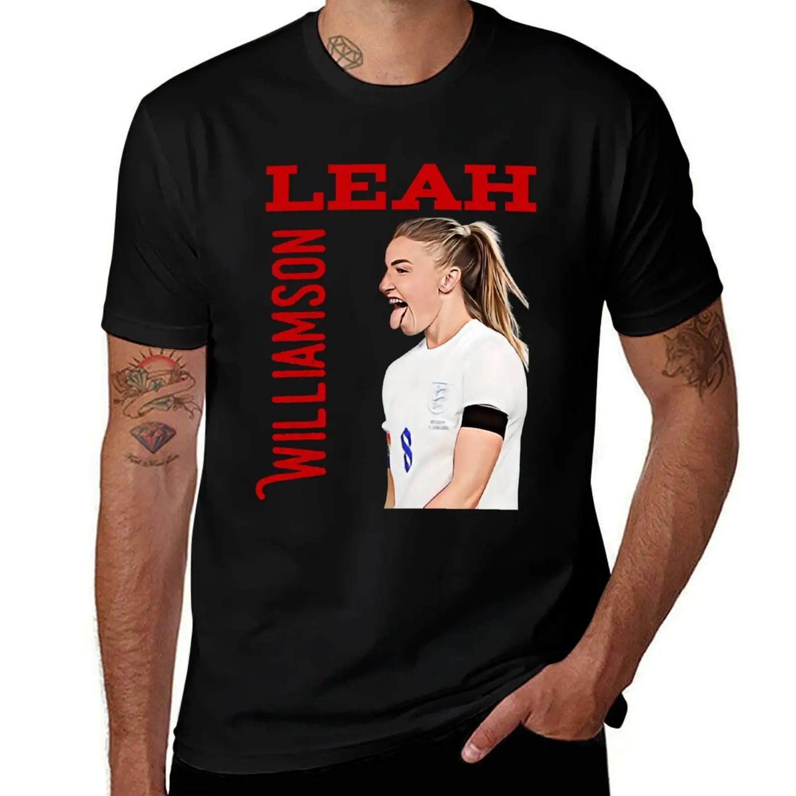 Leah Williamson T-Shirt boys animal print oversized graphic tee graphic t shirt vintage tshirts for men