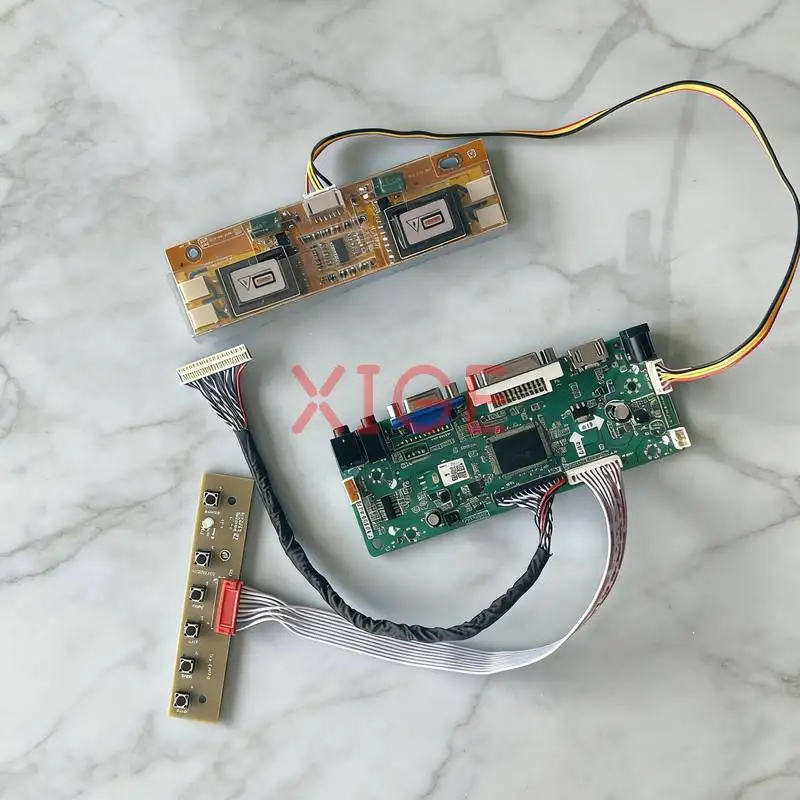 

Плата контроллера экрана, совместимая с HT190E01 HSD190MEN3 HSD190ME13 HSD190ME12, 4-CCFL, 1280*1024, VGA, DVI, HDMI, 1280x1024, 30-контактный LVDS, комплект для самостоятельной сборки