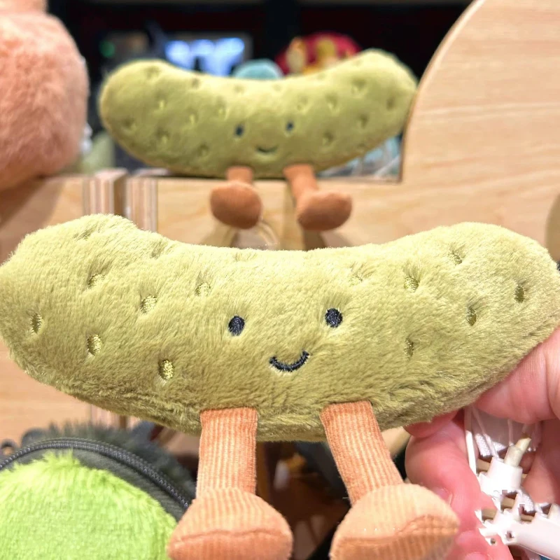 ألعاب الخيار القطيفة المرحة واللطيفة المخلل الحلي حقيبة الظهر المعلقات مفتاح المعلقات ديكورات السيارات الداخلية الإبداعية هدية صغيرة