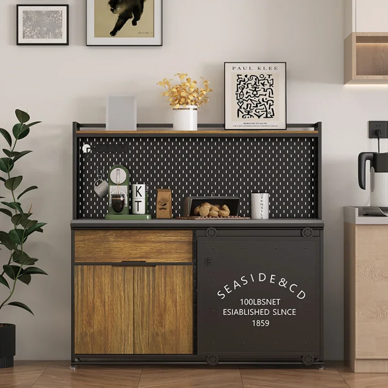 

Industrial style furniture, wrought iron dining side cabinet, tea cabinet, living room against the wall, locker, dining room