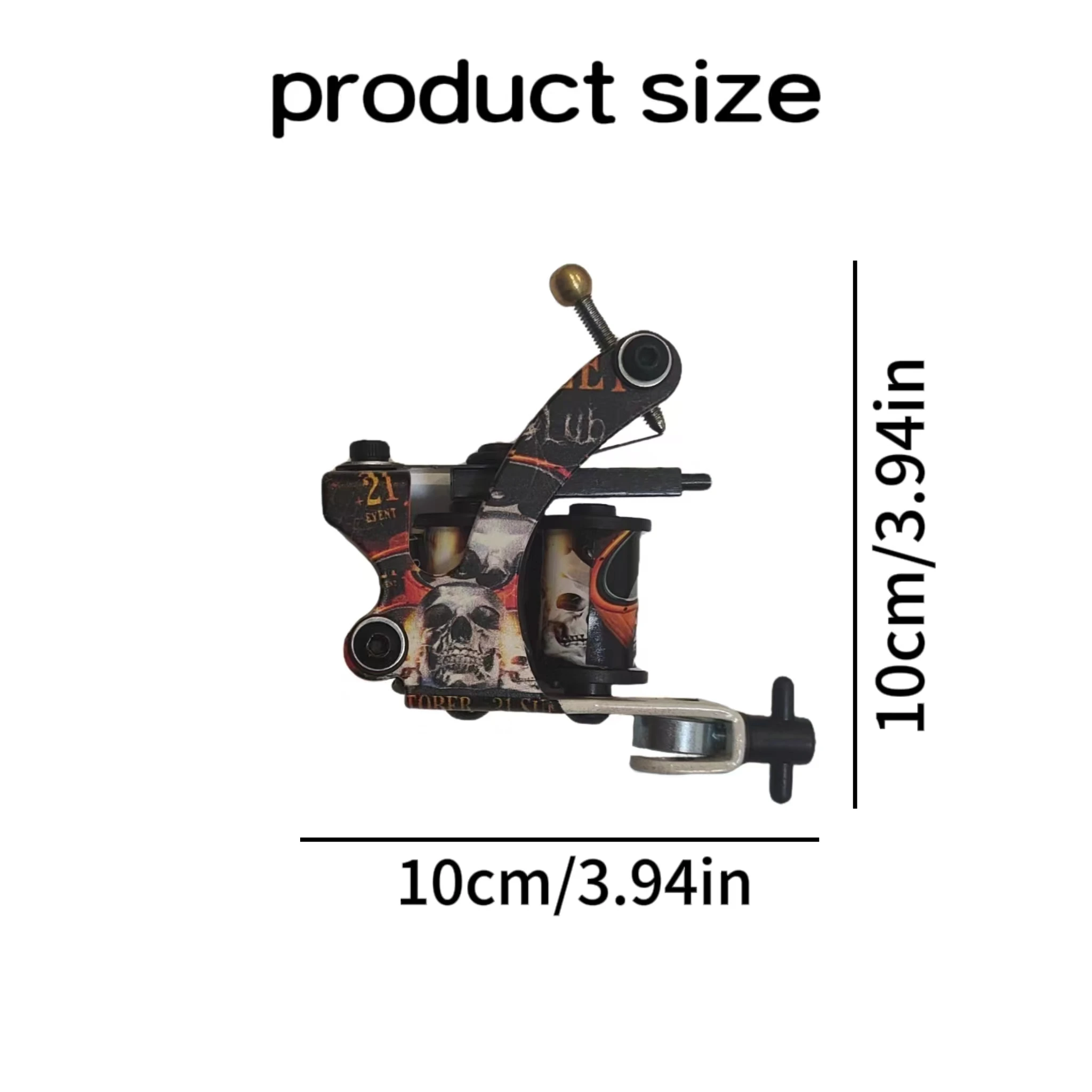1pc Red And Black Coil Tattoo Machine, Machine For Permanent Tattoo And Coloring, Tattoo Supplies For Artists And Beginners