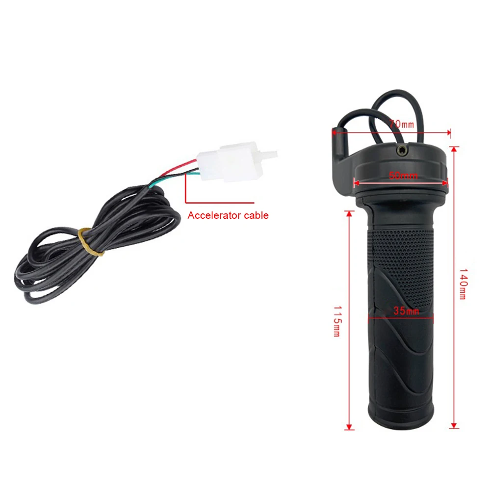 

Universal Scooter Throttle Grip Rubber Electric Bicycle Throttle Handle Ebike Throttle Grip Scooter Parts Motorcycle Accessories