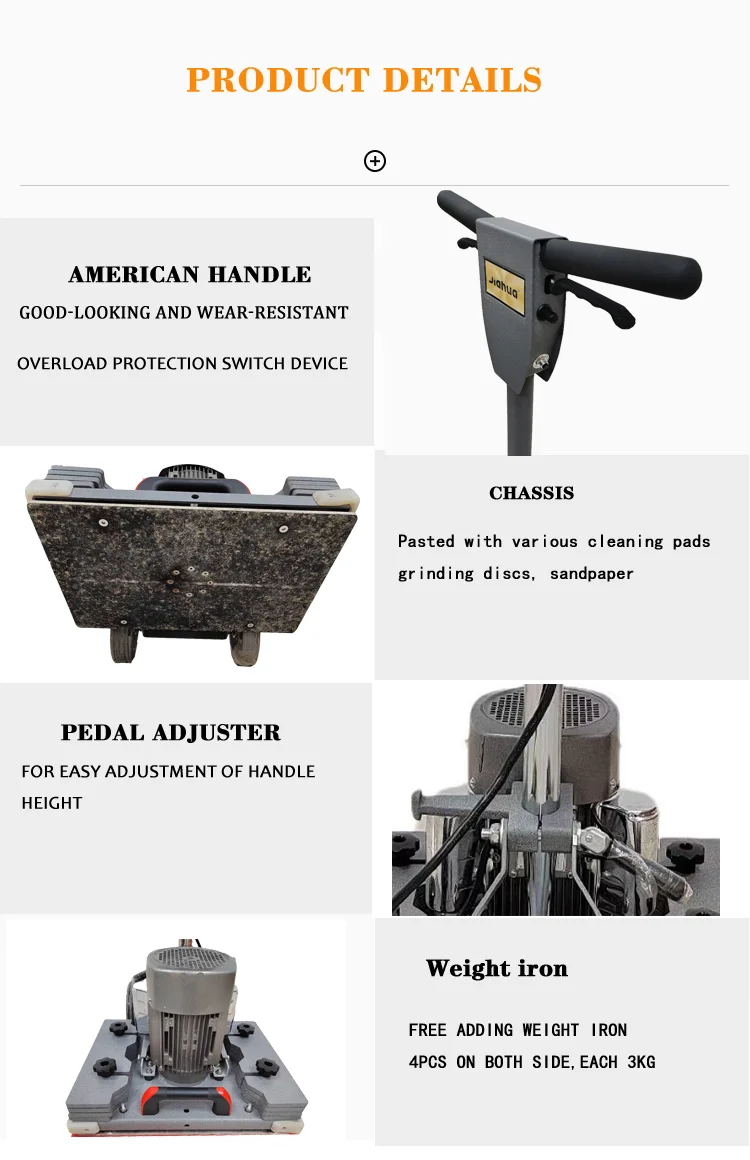 STLF 2024 Hot Selling Rectangular Orbital  Grinder Floor Machine  Floor Cleaning Scrubber Wood Sandpaper  Polishing Machine