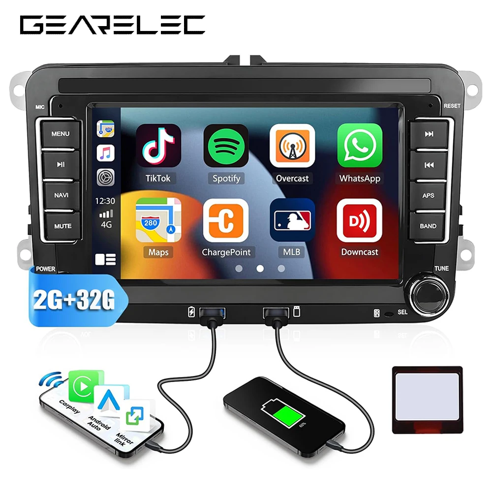 2 DIN Android 13 Car Stereo RDS FM AM Car Radio 7