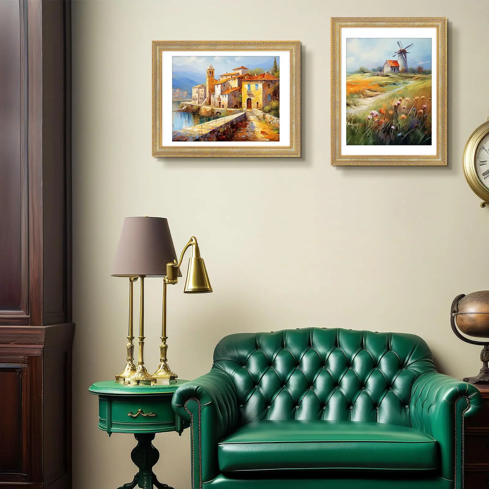 18x20 Bronze Photo Frame with Regal Carvings Perfect for Royal Theme Living Room Wall Decor Picture Frame